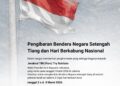 Pengibaran Bendera Negara Setengah Tiang dan Hari Berkabung Nasional