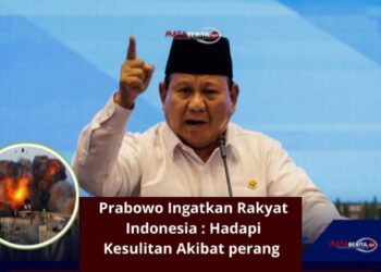 Akibat perang di Timur Tengah, kita harus siap menghadapi kesulitan
