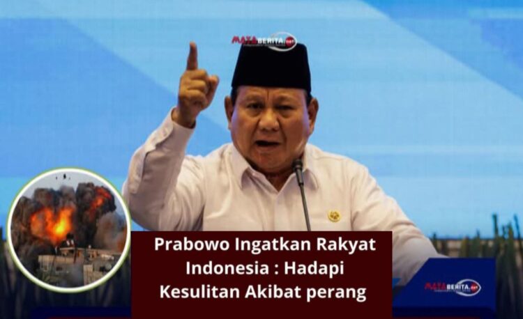 Akibat perang di Timur Tengah, kita harus siap menghadapi kesulitan