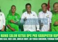 Lima Nama Calon Ketua DPC PKB Kabupaten Kupang Versi Media Suara Harapan