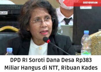 Anggota DPD RI Menyoroti Hangusnya Dana Desa Sebesar Rp383 Miliar yang Seharusnya Diterima oleh 2.123 Desa di NTT