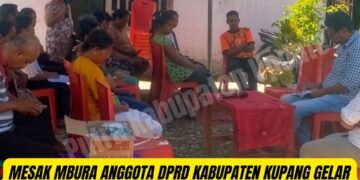 Anggota DPRD Kabupaten Kupang, Mesak Mbura Reses di Naibonat,  Kecamatan Kupang Timur