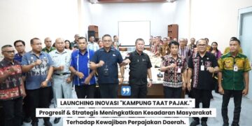 BUPATI KUPANG YOSEF LEDE RESMI MELUNCURKAN INOVASI KAMPUNG TAAT PAJAK