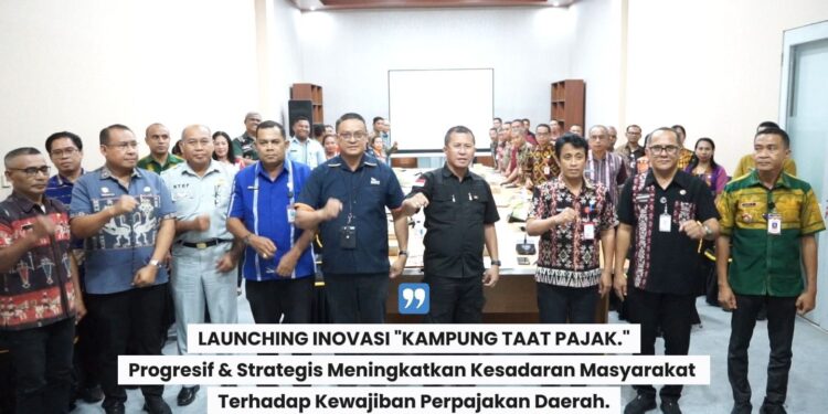 BUPATI KUPANG YOSEF LEDE RESMI MELUNCURKAN INOVASI KAMPUNG TAAT PAJAK