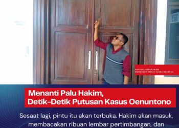 Menanti Palu Hakim, Detik-Detik Putusan Kasus Oenuntono