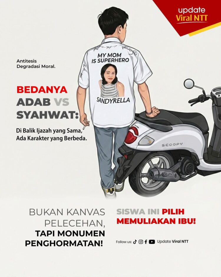 Kado Terindah untuk Mama, Lukisan Wajah Ibu di Seragam, Simbol Bakti Anak NTT