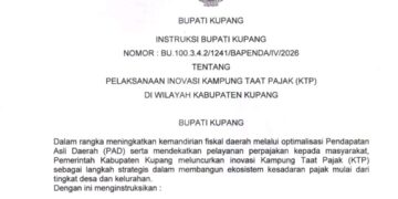 Bupati Kupang Instruksikan Kampung Taat Pajak,  ASN & OPD Wajib Lunasi PKB, Kades dan Lurah Jadi Ujung Tombak PAD
