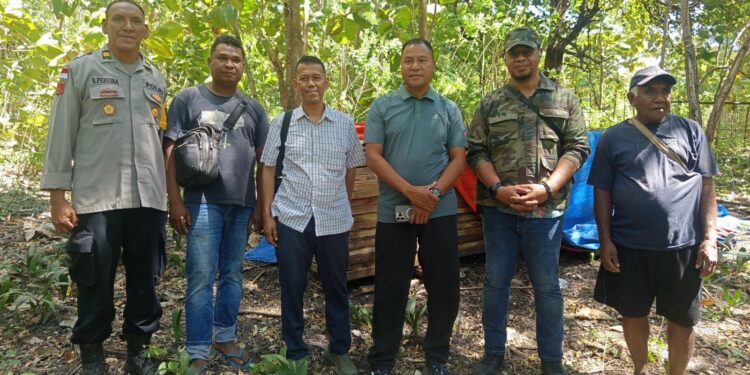 Kajari Kupang Yupiter Selan Turun ke Aika Rohon Bareng BWS NTT II, Polsek Amarasi,  dan PT Adikarya; Kontraktor Janji Tuntaskan Proyek Mangkrak Pekan Depan