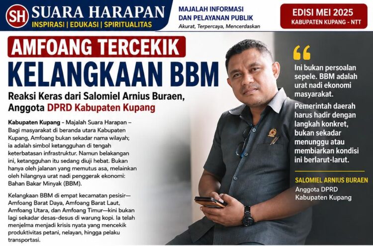 ​Amfoang Tercekik Kelangkaan BBM, Memicu Reaksi Keras dari Salomiel Arnius Buraen, Anggota DPRD Kabupaten Kupang