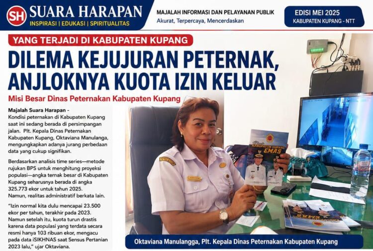 Yang Terjadi di Kabupaten Kupang, Dilema Kejujuran Peternak, Anjloknya Kuota Izin Keluar, dan Misi Besar Dinas Peternakan