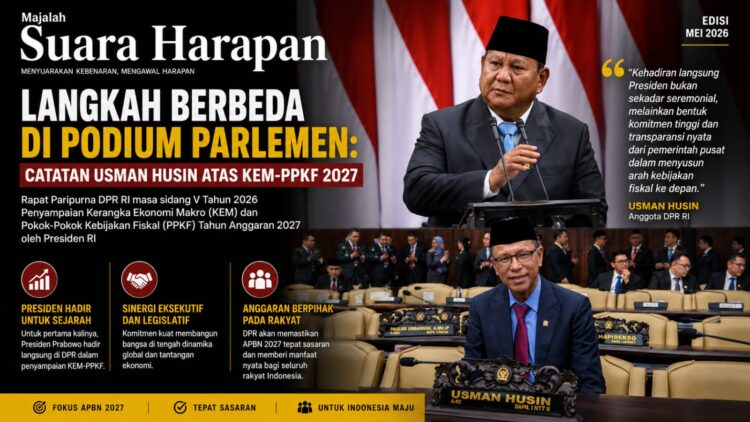 Langkah Berbeda di Podium Parlemen: Catatan Usman Husin atas KEM-PPKF 2027