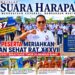 400 PESERTA MERIAHKAN JALAN SEHAT RAT XXXVII PUSKOPDIT BEKATIGADE TIMOR DI AMARASI BARAT