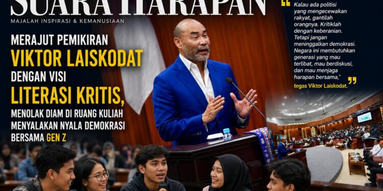 Merajut Pemikiran Viktor Laiskodat dengan visi Literasi Kritis, ​Menolak Diam di Ruang Kuliah Menyalakan Nyala Demokrasi Bersama Gen Z