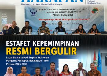 Estafet Kepemimpinan Resmi Bergulir, Lugardis Maria Dadi Terpilih Jadi Ketua Pengurus Puskopdit Bekatigade Timor Periode 2026-2030