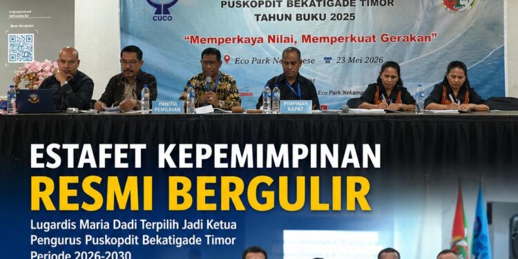 Estafet Kepemimpinan Resmi Bergulir, Lugardis Maria Dadi Terpilih Jadi Ketua Pengurus Puskopdit Bekatigade Timor Periode 2026-2030