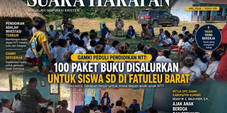 GAMKI Peduli Pendidikan, 100 Paket Buku Disalurkan di Fatuleu Barat, Ketua DPC GAMKI Kabupaten Kupang Ajak Anak  Berdoa dan Bermimpi