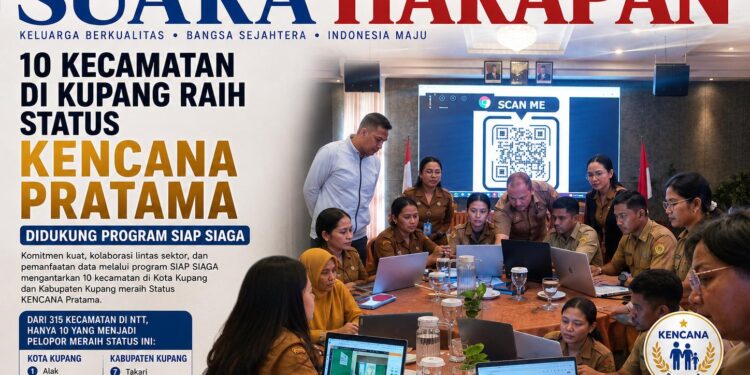 10 Kecamatan di Kupang Raih Status KENCANA Pratama, Didukung Program SIAP SIAGA