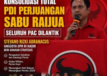 Konsolidasi Total, ​Pengurus PAC PDI Perjuangan se-Sabu Raijua Dilantik, Yunus Takandewa Buka Musancab