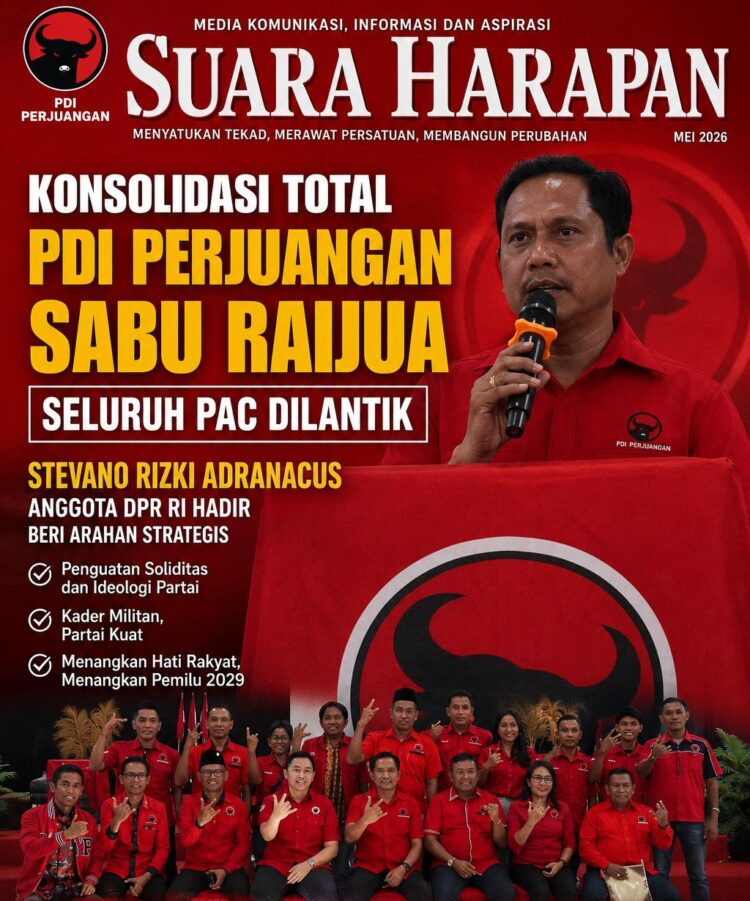 Konsolidasi Total, Pengurus PAC PDI Perjuangan se-Sabu Raijua Dilantik, Yunus Takandewa Buka Musancab