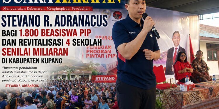 ​Anggota DPR RI, Stevano R. Adranacus Bagi 1.800 Beasiswa PIP dan Revitalisasi 4 Sekolah Senilai Miliaran di Kabupaten Kupang
