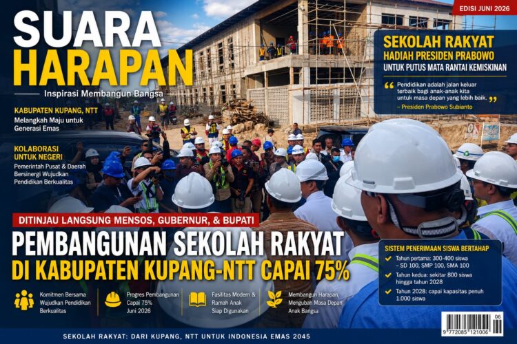 Ditinjau Langsung Mensos, Gubernur, dan Bupati Kupang, Pembangunan SR Capai 75%, Hadiah Presiden Prabowo