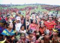 KEMENDAGRI BUKA FESTIVAL FULAN FEHAN IV DI BELU: TARI KOLOSAL PERSAHABATAN RI-TIMOR LESTE DI SAVANA