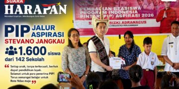 PIP Jalur Aspirasi Stevano Jangkau1.600 Siswa dari 142 Sekolah se-Kabupaten Rote Ndao