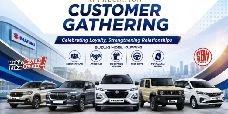 Suzuki Mobil Kupang Manjakan Konsumen Loyal Lewat Showroom Event Spesial