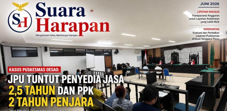 Kasus Puskesmas Oesao: JPU Tuntut Penyedia Jasa 2,5 Tahun dan PPK 2 Tahun Penjara