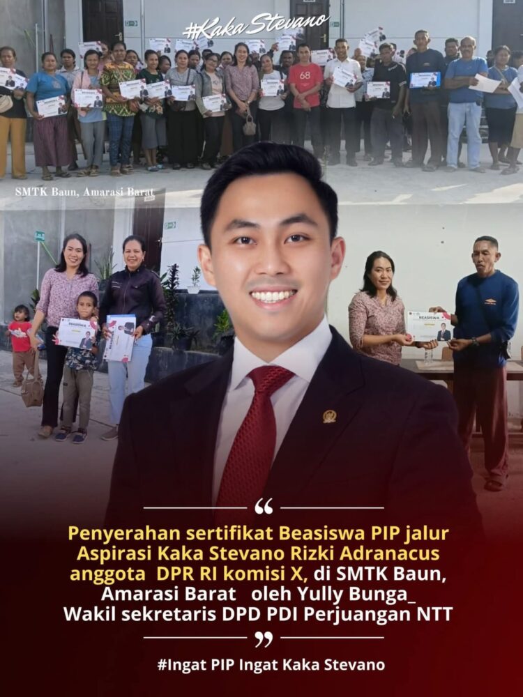 Secercah Harapan dari Amarasi: Ketika Beasiswa PIP Jalur Aspirasi DPR RI, Stevano Menyapa SMTK Baun