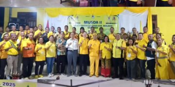 Ketua DPRD Malaka, Adrianus Bria Seran, Resmi terpilih lagi memimpin DPD II Partai Golkar Malaka periode 2026-2031 dalam Musda