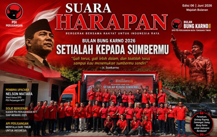 ​DPD PDI Perjuangan NTT Peringati Bulan Bung Karno: Usung Tema Setialah Kepada Sumbermu, Nelson Matara Jadi Pembina
