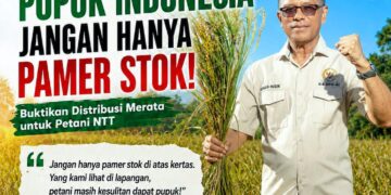 Jangan Hanya Pamer Stok: Anggota Komisi IV DPR RI Usman Husin Soroti Distribusi Pupuk NTT yang Belum Merata