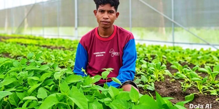 KALEB NAITBOHO, PETANI DIFABEL YANG MEMBERI INSPIRASI