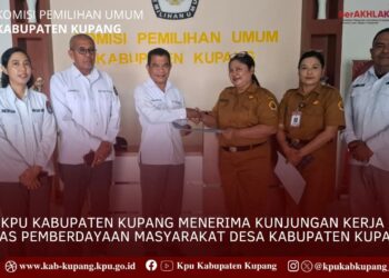 KPU Kabupaten Kupang Terima Kunjungan Dinas PMD, Bahas Data DPT untuk Pilkades Serentak 2026