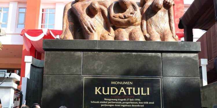 Kebenaran Pasti Menang, Pesan Megawati di Peresmian Monumen Kudatuli