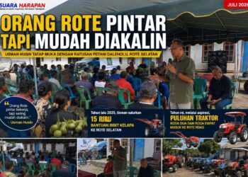 Orang Rote Pintar Tapi Mudah Diakalin, Usman Husin Tatap Muka dengan Ratusan Petani Daleholu, Rote Selatan
