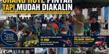 Orang Rote Pintar Tapi Mudah Diakalin, Usman Husin Tatap Muka dengan Ratusan Petani Daleholu, Rote Selatan
