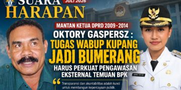 OKTORY GASPERSZ : TUGAS WABUP KUPANG JADI BUMERANG, HARUS PERKUAT PENGAWASAN EKSTERNAL TEMUAN BPK