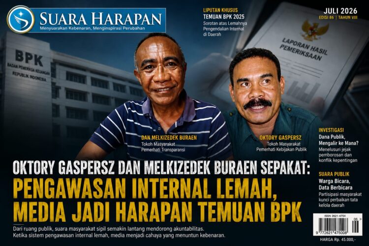 OKTORY GASPERSZ & MELKIZEDEK BURAEN SEPAKAT: PENGAWASAN INTERNAL LEMAH, MEDIA JADI HARAPAN TEMUAN BPK