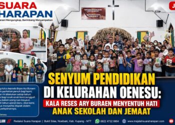 ​Senyum Pendidikan di Kelurahan Oenesu, Reses Ary Buraen Menyentuh Hati Anak Sekolah dan Jemaat