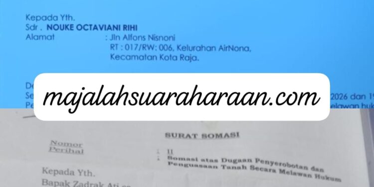 Versus Dua Somasi: Nouke Klaim SHM 11.670 M2, Zadrak Bantah dan Sebut Tanah Warisan di Panmuti Desa Noelbaki