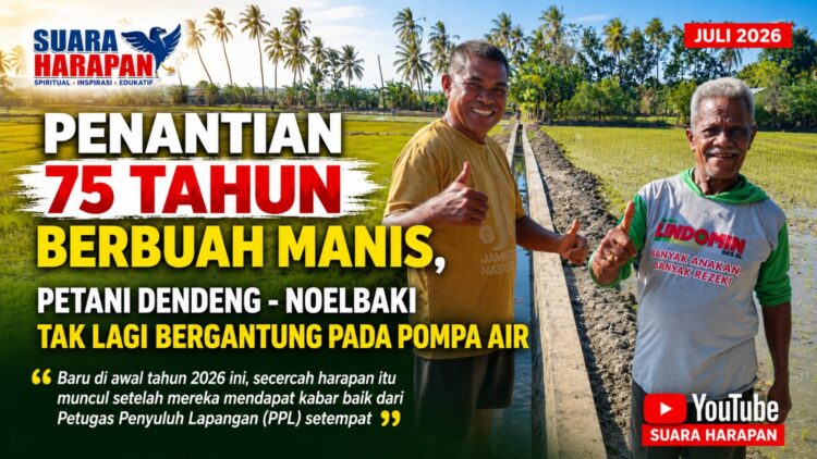 ​Penantian 75 Tahun Berbuah Manis, Petani Dendeng – Noelbaki Tak Lagi Bergantung pada Pompa Air