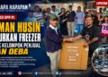 Aspirasi DPR RI: Usman Husin Salurkan Freezer untuk Kelompok Penjual Ikan Oeba