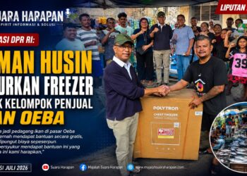 Aspirasi DPR RI: Usman Husin Salurkan Freezer untuk Kelompok Penjual Ikan Oeba