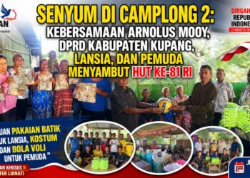 Senyum di Camplong 2: Kebersamaan Arnolus Mooy, DPRD Kabupaten Kupang, Lansia, dan Pemuda Menyambut HUT Ke-81 RI