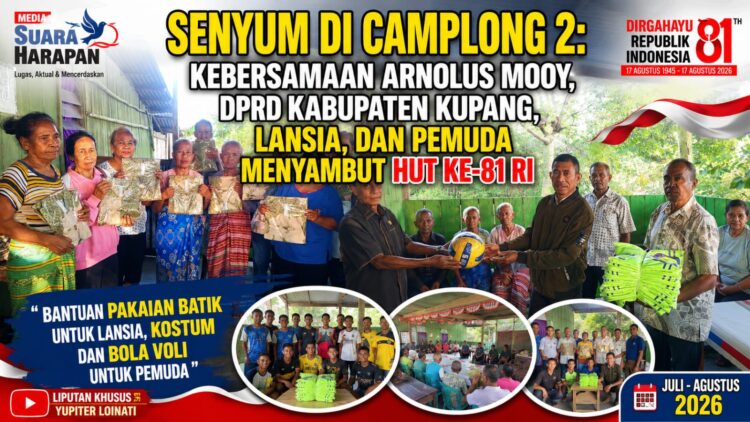 Senyum di Camplong 2: Kebersamaan Arnolus Mooy, DPRD Kabupaten Kupang, Lansia, dan Pemuda Menyambut HUT Ke-81 RI