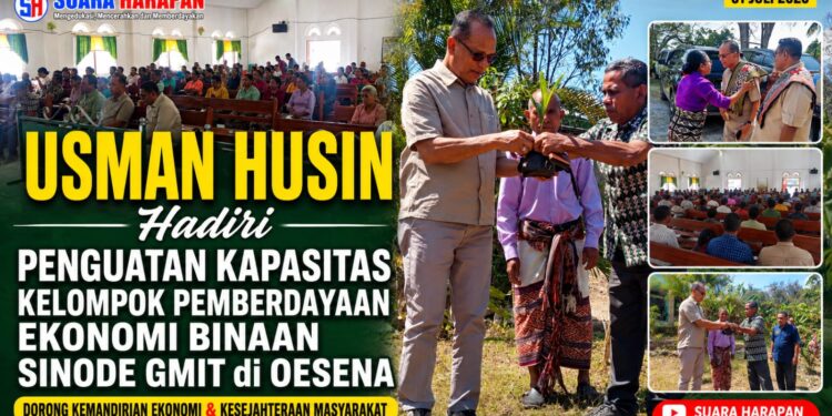 ​Usman Husin Hadiri Penguatan Kapasitas Kelompok Pemberdayaan Ekonomi Binaan Sinode GMIT di Oesena