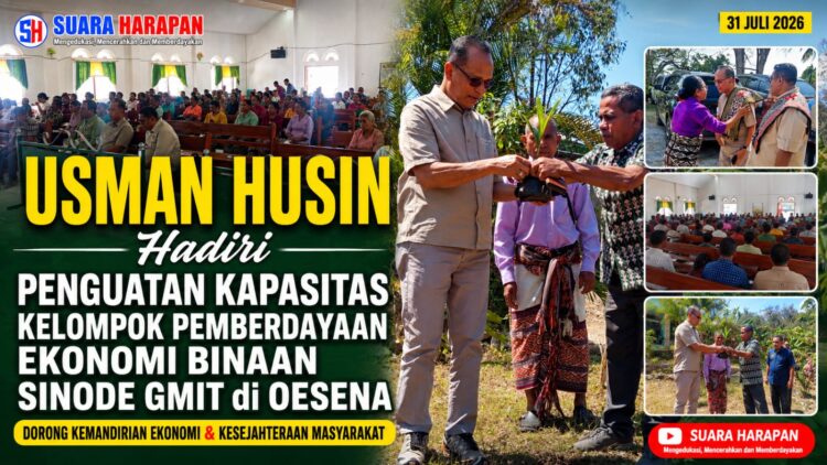 Usman Husin Hadiri Penguatan Kapasitas Kelompok Pemberdayaan Ekonomi Binaan Sinode GMIT di Oesena