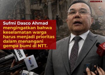 DPR RI Dorong Penanganan Cepat Gempa NTT, Sufmi Dasco: Keselamatan Warga Prioritas Utama